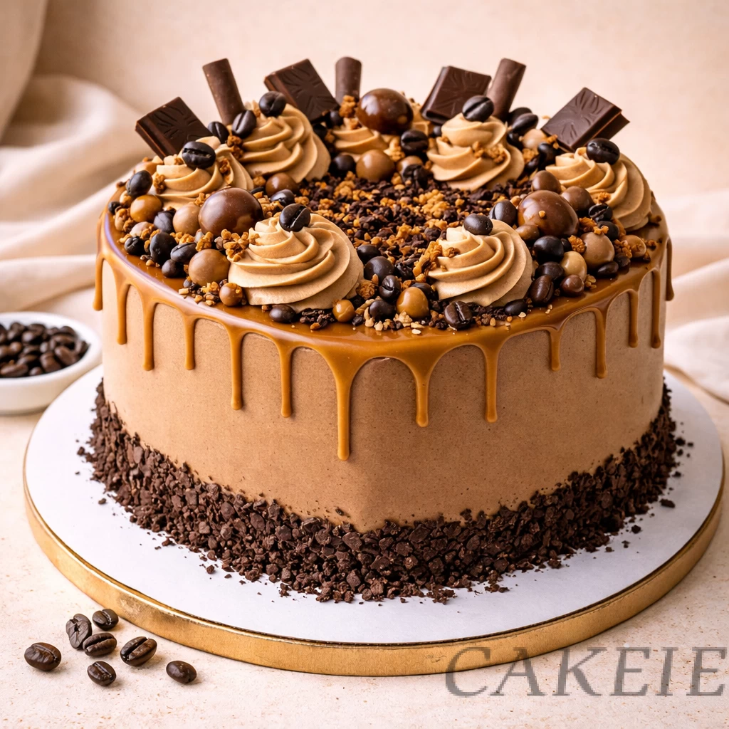 Coffee Mocha Designer Cake